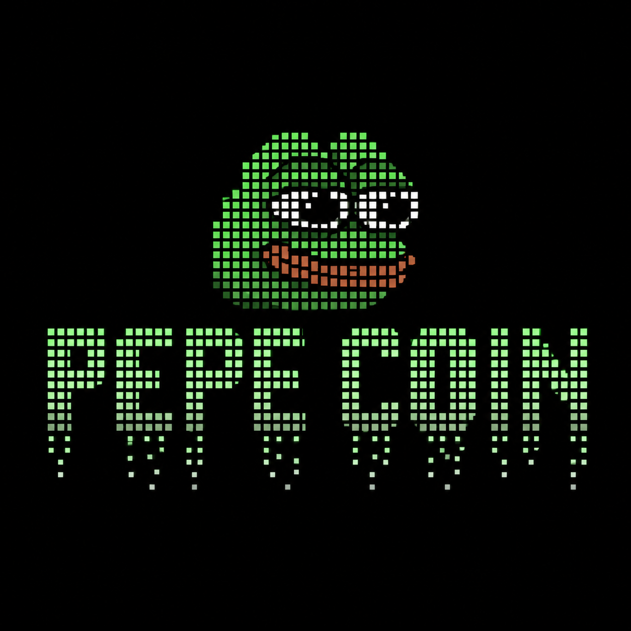 Original Pepe Coin avatar with Pepe in sunglasses and a green wordmark